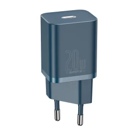 Super Si 1c Usb-c Greitasis įkroviklis 20w Power Delivery Mėlynos Spalvos