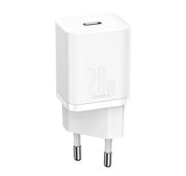Super Si 1c Usb-c Telefono Greitasis įkroviklis 20w Pd Baltas