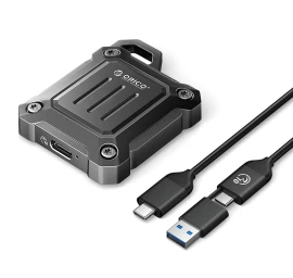 Sustiprinta Taktinė Xam2 M.2 2230 Usb-c Disko Kišenė - Juoda