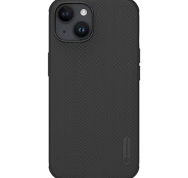 Sustiprintas Apsauginis Dėklas Iphone 15 Plus Nillkin Super Frosted Shield Pro - Juodas.