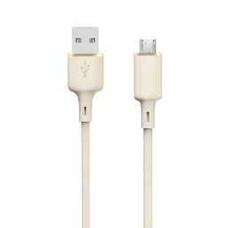 Sustiprintas Kabelis Sr Usb-a - Microusb 5a 1 M Smėlio Spalvos