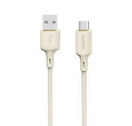 Sustiprintas Kabelis Sr Usb-a - Usb-c 5a 1 M Smėlio Spalvos