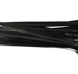 Suveržimo dirželiai juodi | 7,6X300 mm | 50 vnt (YT-70675)