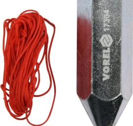 Svambalas plieninis šešiakampis | su pinta virve | 300g / 4.5 m (17304)