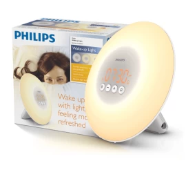Šviestuvas/Radijas Philips HF3506 Balta/ Geltona (Ekspozicinė prekė)