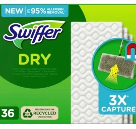 swiffer Dulkių Servetėlės Grindims, 36 Vnt. Pakuotėje (vokietijos Produktas).