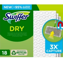 swiffer Sausos šluostės, 18 Vienetų (vokietijos Produktas).
