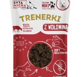 SYTA MICHA šunų skanėstai su jautiena, 80g