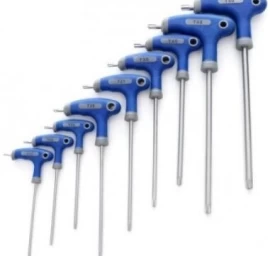 T tipo raktų rinkinys 9vnt. (torx) T-10-T-50