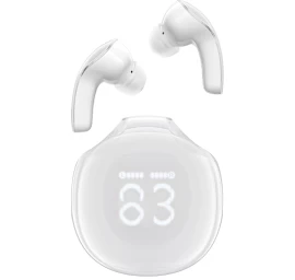 T9 bluetooth 5.3 Belaidės Ausinės Su Usb-c, Baltos Spalvos