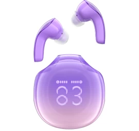 T9 bluetooth 5.3 į Ausis Dedamos Usb-c Belaidės Ausinės Violetinės Spalvos