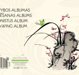 Tapybos albumas SMLT, A4, 150 g, klijuotas, (40)  0708-204