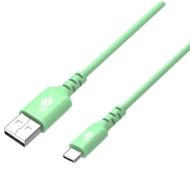 TB Cable USB-USB C      1m. silicone green