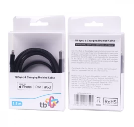 TB Lightning - USB Cable 1.5 m. black MFi