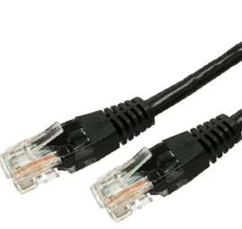TB Patchcord cat. 6     UTP 1m black 10 pcs