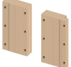 TECEprofi medinių plokščių komplektas porankiams tvirtinti, 9042008