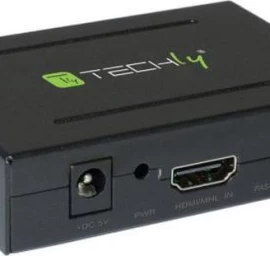 Techly 025732 2x Hdmi - S/pdif Toslink - Rca R/l Adapteris