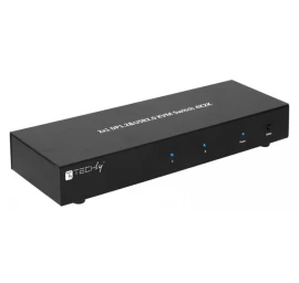 Techly 101928 Techly 2 Prievadų Displayport/usb 2x1 Kvm Perjungiklis Su Dvigubu Vaizdo Ir Garso Ryšiu