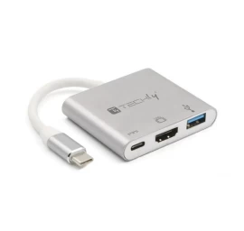 Techly Iadap Usb31-hdmipty Usb-c - Hdmi/usb-a/usb-c Adapteris