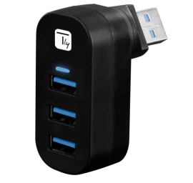 Techly Usb šakotuvas Iusb3-hub3-rotb
