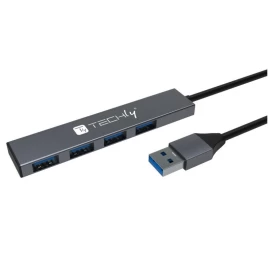 Techly Usb šakotuvas Iusb32-hub4a-4u3sl