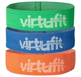 Tekstilinių pasipriešinimo gumų-kilpų komplektas VIRTUFIT (3 vnt)