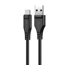 Telefono Kabelis Usb - Usb-c 3a 1,2 M Juodas