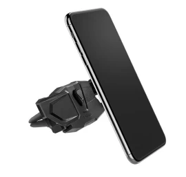 Telefono Laikiklis Automobilio Oro Angoms Spigen Click.r Juodas