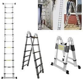 Teleskopinės Kopėčios 1,9m X 1,9m
