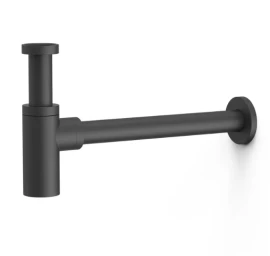 Teleskopinis sifonas praustuvui TRES, mat. juodas 13463410NM