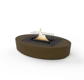 Tenderflame CARNATION 90 OAK stalo židinys, tamsus, naudojamas Tenderfuel skystis