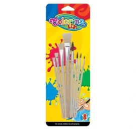 Teptukų rinkinys Colorino Kids 8 vnt.