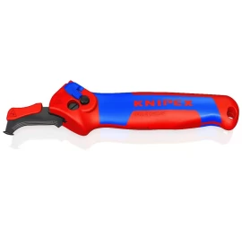 Terkšlinis kabelio nužievinimo peilis su kreipiančiąją KNIPEX