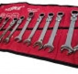 Terkšlinių raktų rinkinys | šarnyriniai | 8-19 mm | 12 vnt. (H00403)