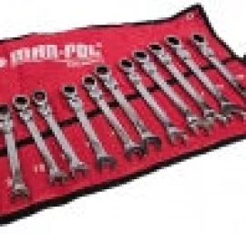 Terkšlinių raktų rinkinys | šarnyriniai | 8-19 mm | 12 vnt. (H00603)