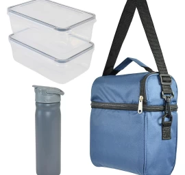 Termo Pietų Dėžutė Troba Su Buteliu Redcliffs Blue