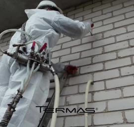 Oro tarpų šiltinimas termoputa