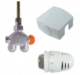 Termoreguliatoriaus komplektas gyvatukui HERZ VUA-50