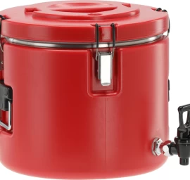 Termosas maisto transportavimui apvalus | su čiaupu | 15l (YG-09231)