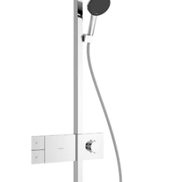 Termostatinė dušo sistema Hansgrohe Raindance Alive S 300 1jet EcoSmart su ShowerSelect Comfort, chromas, 24583000