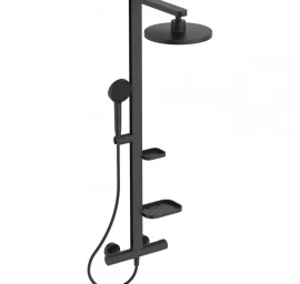 Termostatinė dušo sistema Ideal Standard ALU+, juoda matinė, BD583XG