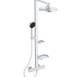 Termostatinė dušo sistema Ideal Standard ALU+, sidabro matinė, BD583SI