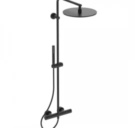 Termostatinė dušo sistema Ideal Standard Ceratherm T125, juoda matinė, A7589XG