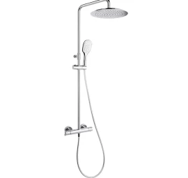 Termostatinė virštinkinė dušo sistema Ramon Soler Blautherm, chromas BX945412Q3RP300