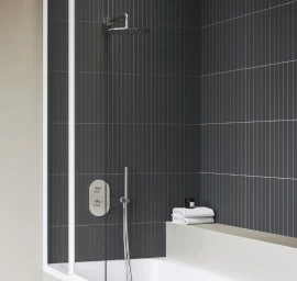 Termostatinis maišytuvas paslėptojo montavimo Chrome II – trijų režimų X070457