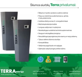 Šilumos siurbliai Terra Energy