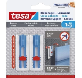 tesa Power-strips, Lipnios Vinys Tapetams Ir Tinkui, 1 Kg, 2 Vnt. (vokietijos Produktai).