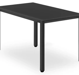 Tessa Stalas 120 Cm X 60 Cm - Juodas / Juodos Kojos