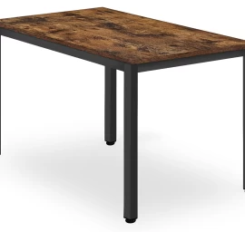 Tessa Stalas 120 Cm X 60 Cm - Kaimiškas / Juodos Kojos