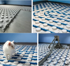 Thermofloor šildomų grindų plokštė